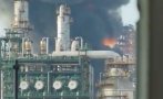 огромен пожар избухна петролна рафинерия мексико