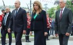 президентът илияна йотова премиерът румен радев поднесоха цветя паметника незнайния войн