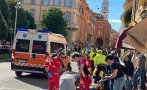мъжът рани седем души модена помитайки 100