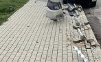 пиян джигит блъсна оградни колчета тротоара две липови дървета