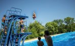 плаж града струва летният басейн