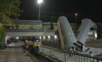 товарен влак падна мост германия