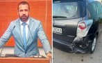 извънредно катастрофа колата депутат радев возилото било ударено паркинг