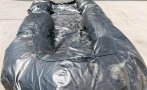 контрабанда мигранти спряха надуваеми лодки лесово снимки видео