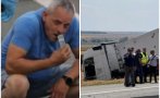 шокиращо тираджията причинил зверската катастрофа тракия два трупа карал пантофи снимки