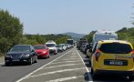 катастрофа предизвика километрично задръстване пътя созопол приморско