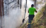 остават тлеещи огнища пожара пирин
