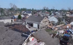 торнадо премина уисконсин причини щети остави хиляди без ток видео
