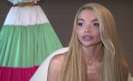 заради детска мечта булка омъжи рокля цветовете трибагреника