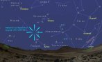 пикът метеорния поток персеиди нощта август