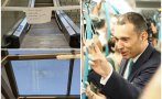 ало терзиев една новите метростанции прилича нищо пукнати стъкла висят главите хората ескалаторите работят снимки