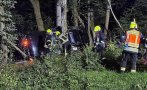 автомобил вряза зрители конни надбягвани ранени