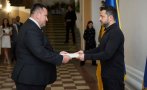 посланикът българия украйна златин кръстев връчи акредитивните писма президента зеленски снимки