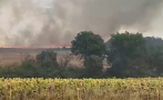 пожар избухна големия военен учебен полигон българия