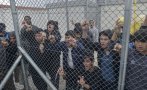 бунт мигрантски център серес северна гърция