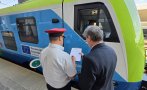 Един от новите влакове на 