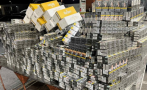откриха 125 000 къса контрабандни цигари куфари капитан андреево