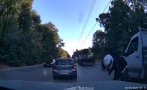 тотален шок софия шофьори млатят юмруци оживен булевард