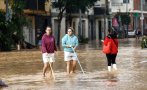 проливни дъждове причиниха наводнения барселона