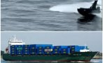 видео показва атаката контейнеровоза шабла