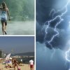 опасно време дъжд гръмотевици три области страната сила оранжев код повече слънце югоизток карти