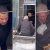 потресаващо млад съдия крещи заплашва 101 годишен мъж видя обяд изхвърлям балкона видео